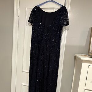 Adrianna Papell Studio Navy gown Size 16